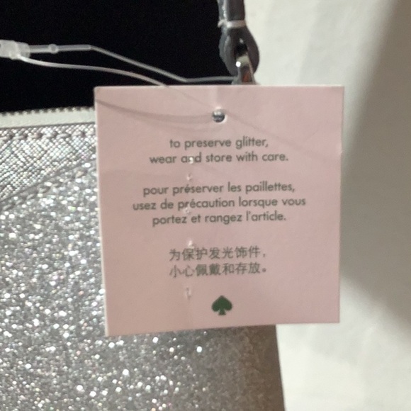 kate spade NEW - crossbody bag k4624 glitter fabric lunar ligh (020 ) - Picture 6 of 12